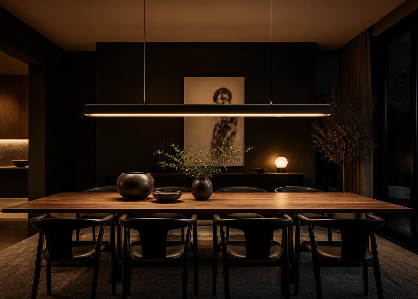 Dining space lighting